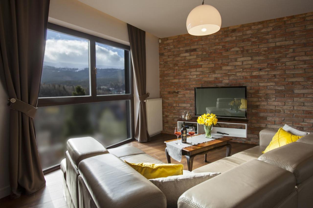 Apartament Panorama Gor - Centrum Miasta Z Widokiem Na Szrenice Шклярска-Поремба Экстерьер фото