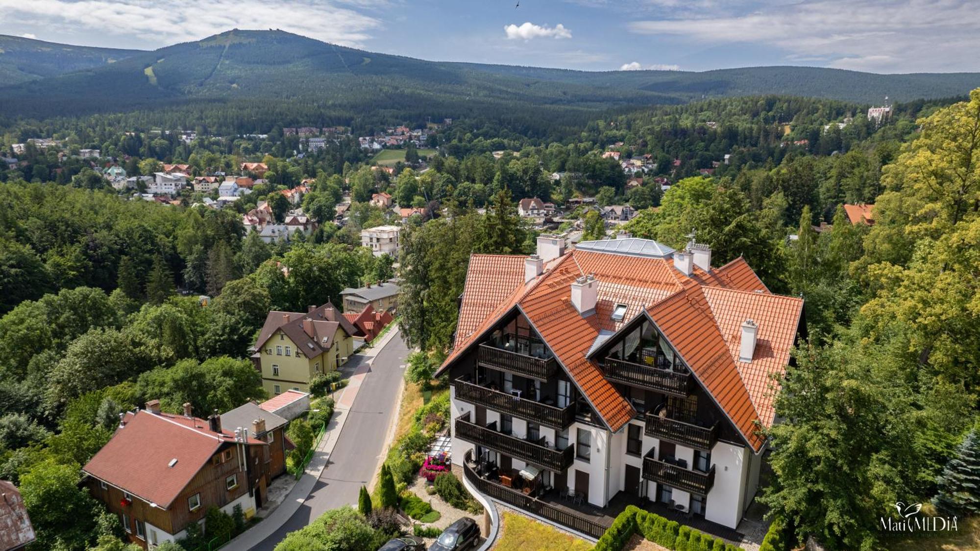 Apartament Panorama Gor - Centrum Miasta Z Widokiem Na Szrenice Шклярска-Поремба Экстерьер фото