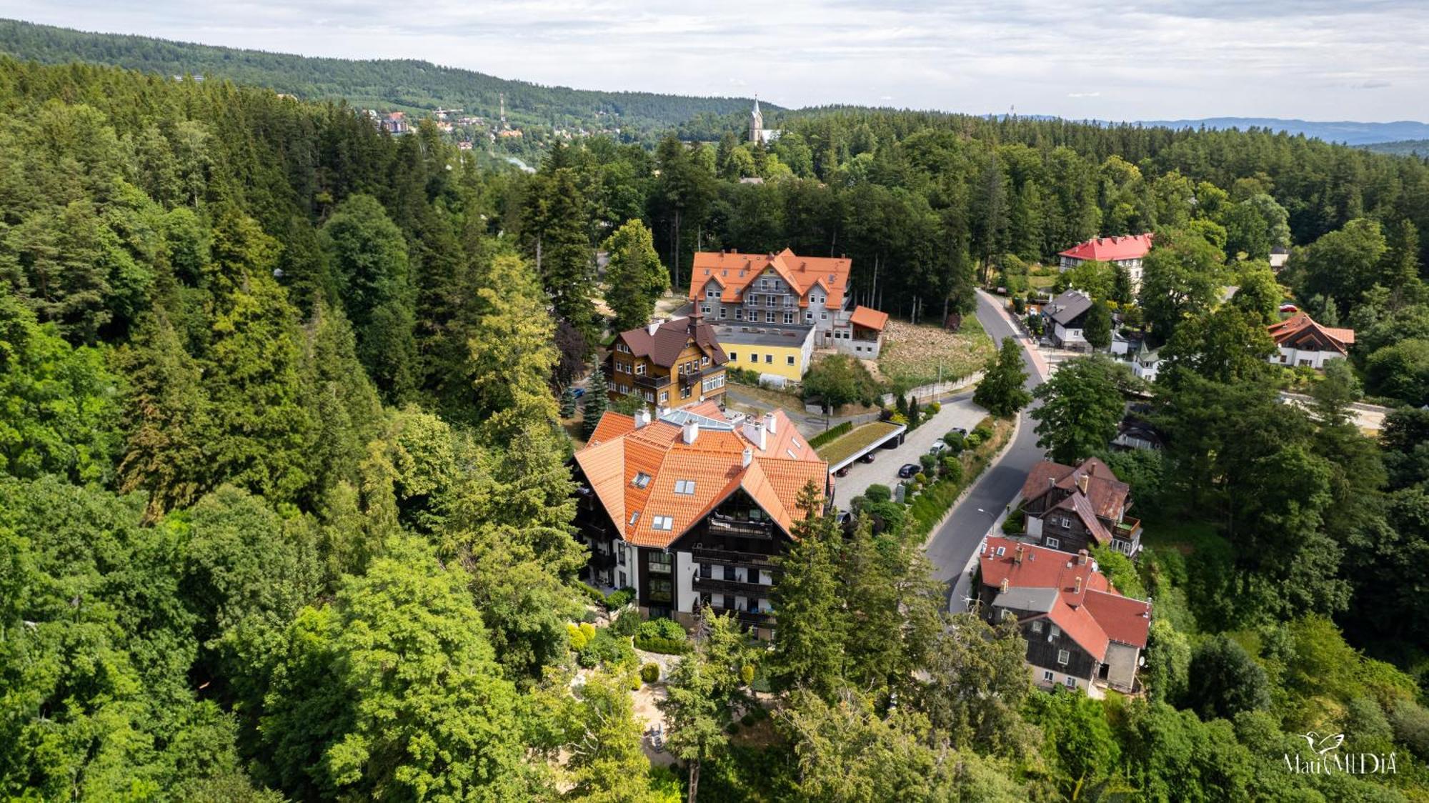 Apartament Panorama Gor - Centrum Miasta Z Widokiem Na Szrenice Шклярска-Поремба Экстерьер фото